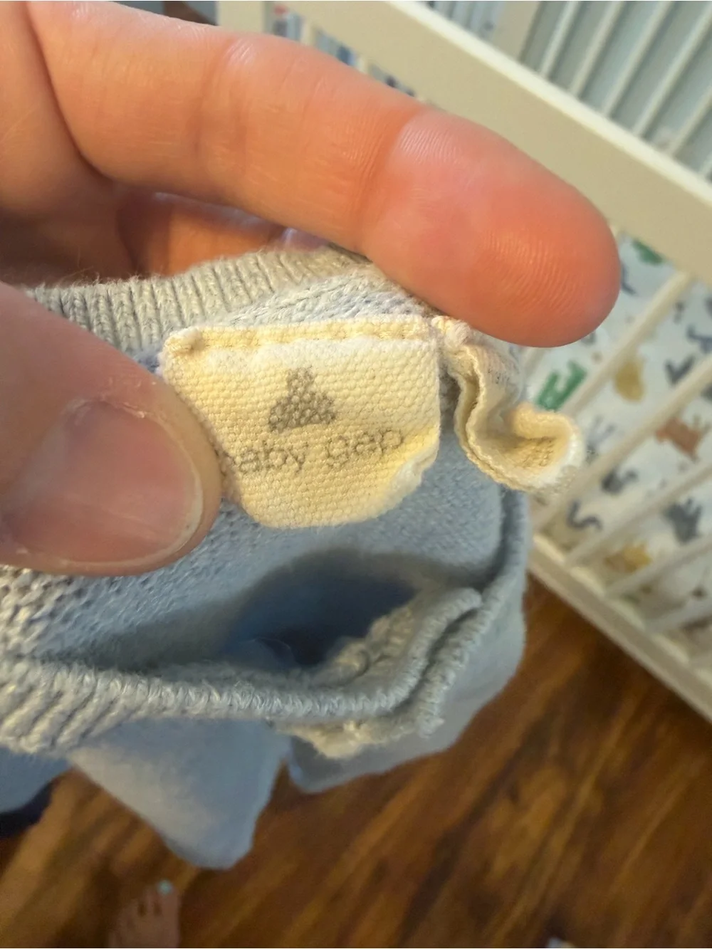 Baby Gap Classic Baby Knit One-Piece Romper in Light Blue